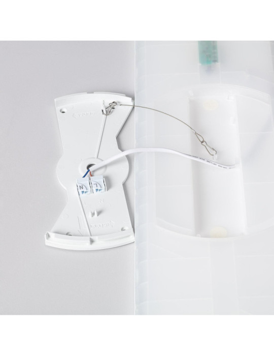 Plafonnier LED Rectangulaire Variation par Paliers 3 Niveaux SwitchDimm 24W Double Face 580x200mm