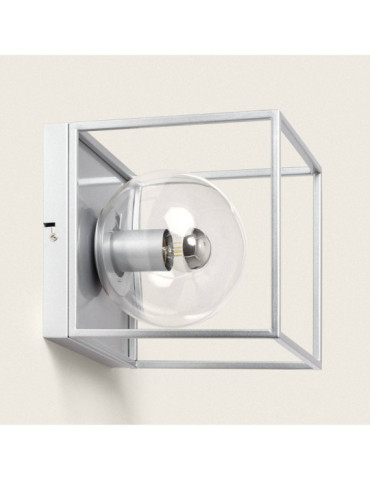 Lampe Murale Extérieure Métal et Verre Tabuk