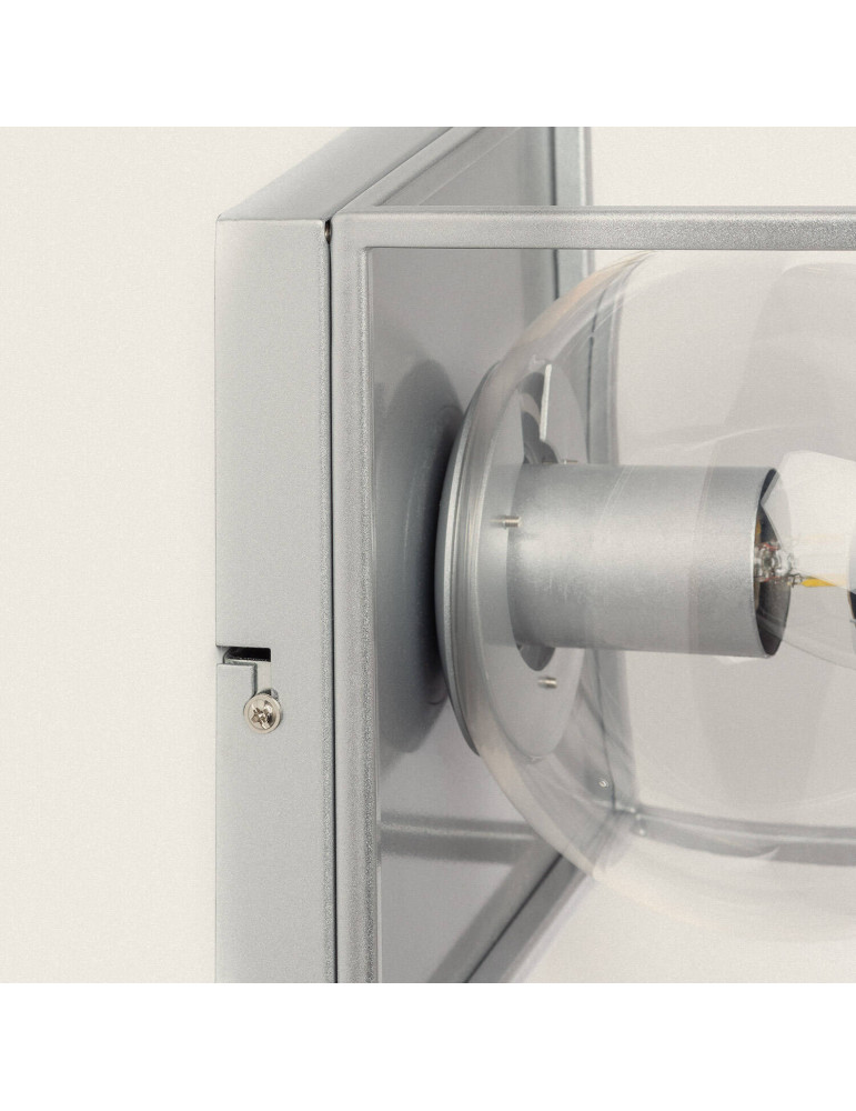 Lampe Murale Extérieure Métal et Verre Tabuk