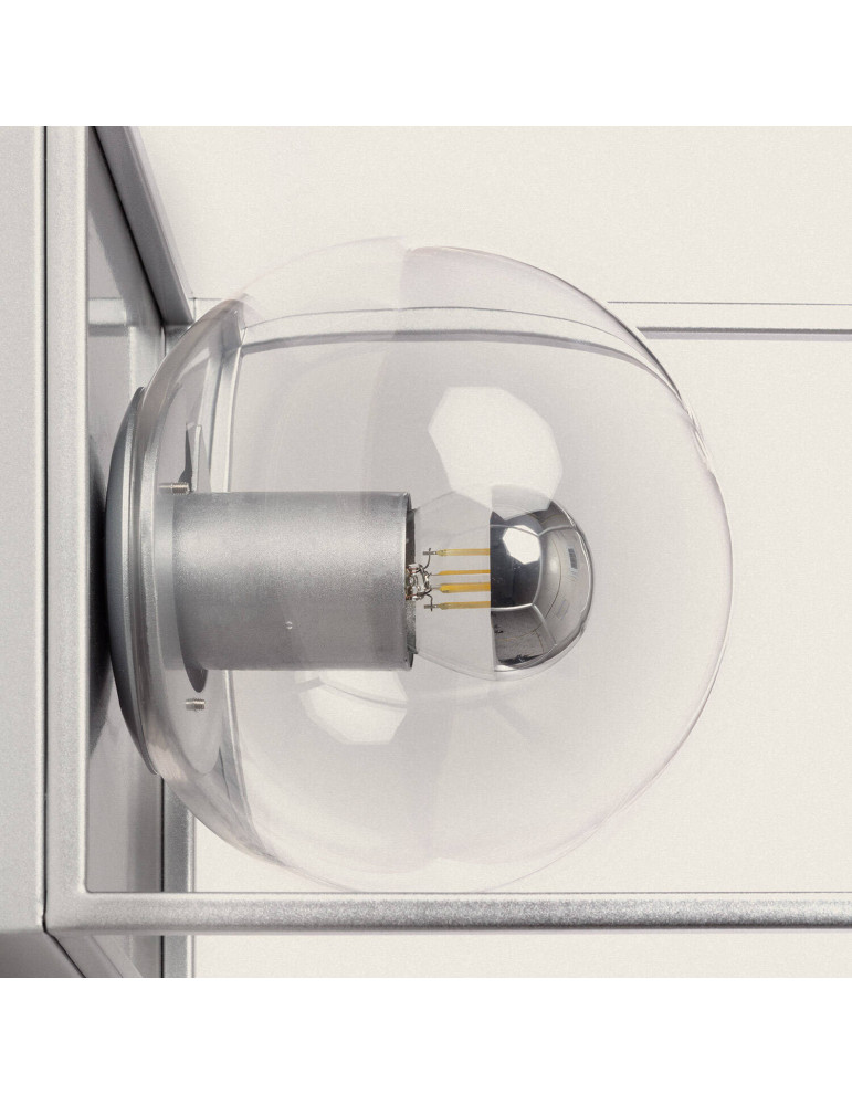 Lampe Murale Extérieure Métal et Verre Tabuk