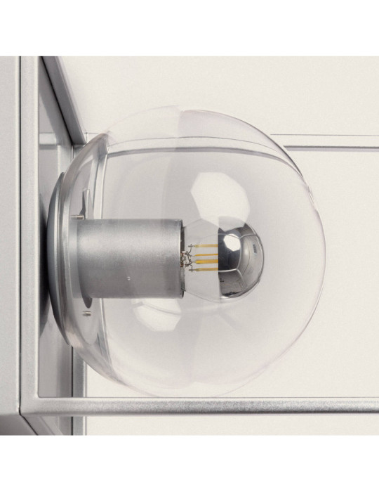 Lampe Murale Extérieure Métal et Verre Tabuk