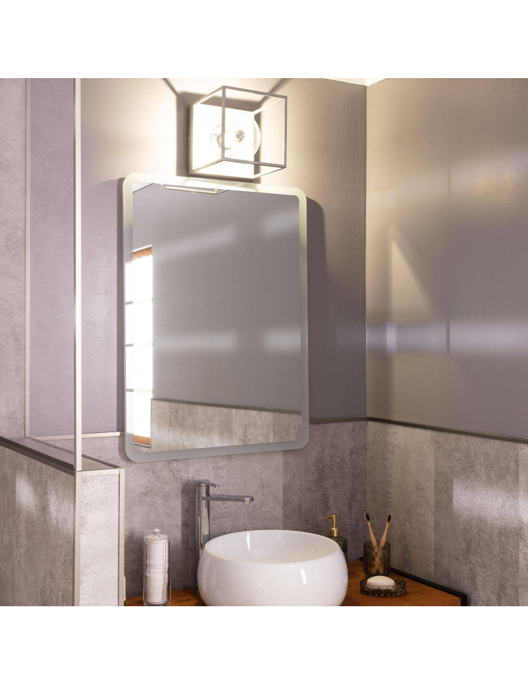 Lampe Murale Extérieure Métal et Verre Tabuk