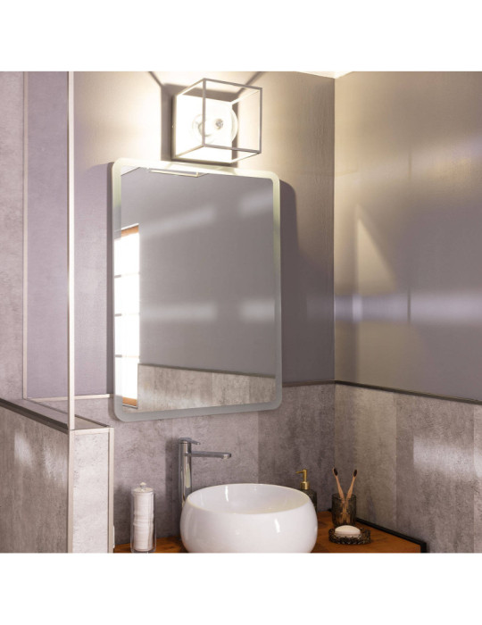 Lampe Murale Extérieure Métal et Verre Tabuk