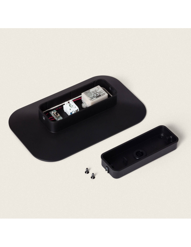 Applique Murale LED 18W Aluminium Bakulo Noire