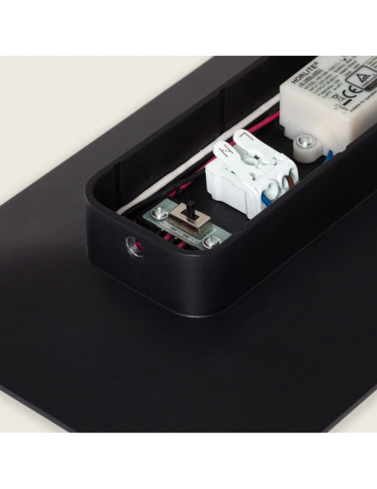 Applique Murale LED 18W Aluminium Bakulo Noire