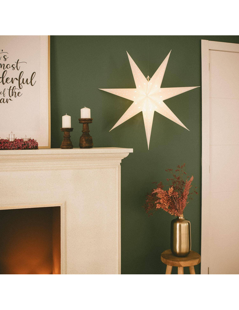 Étoile LED Carton à Pile Hadar