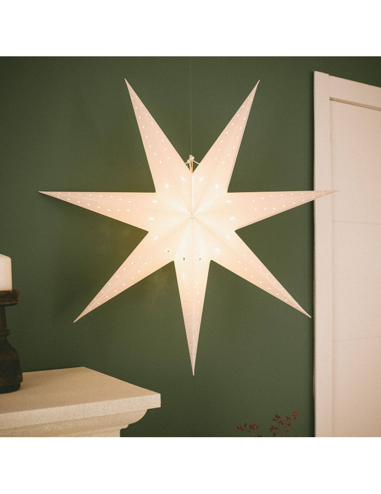 Étoile LED Carton à Pile Hadar