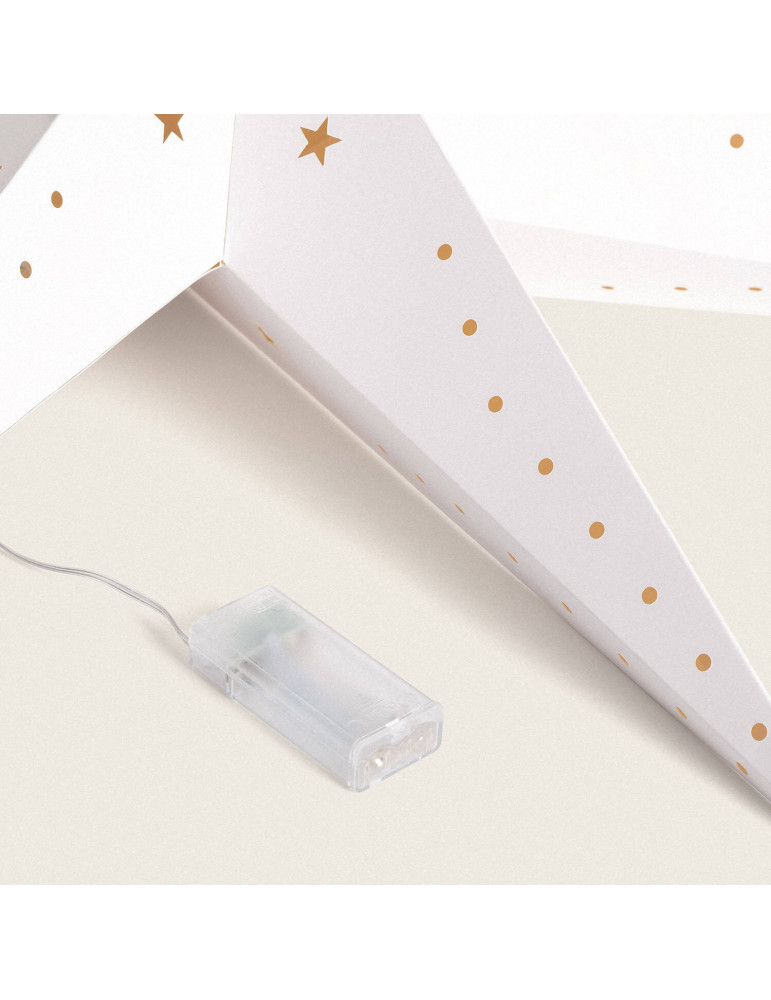 Étoile LED Carton à Pile Hadar