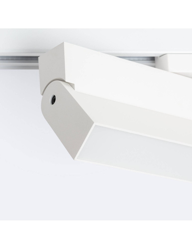 Spot Linéaire LED sur Rail Monophasé 24W CCT Dimmable Elegant Blanc