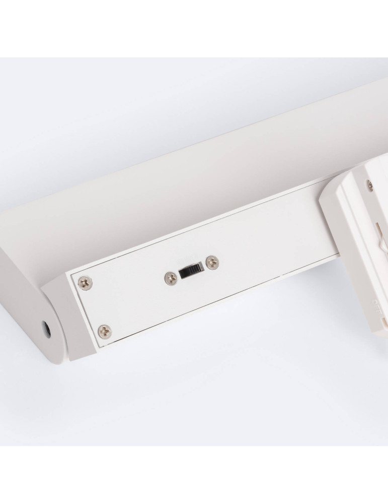 Spot Linéaire LED sur Rail Monophasé 24W CCT Dimmable Elegant Blanc