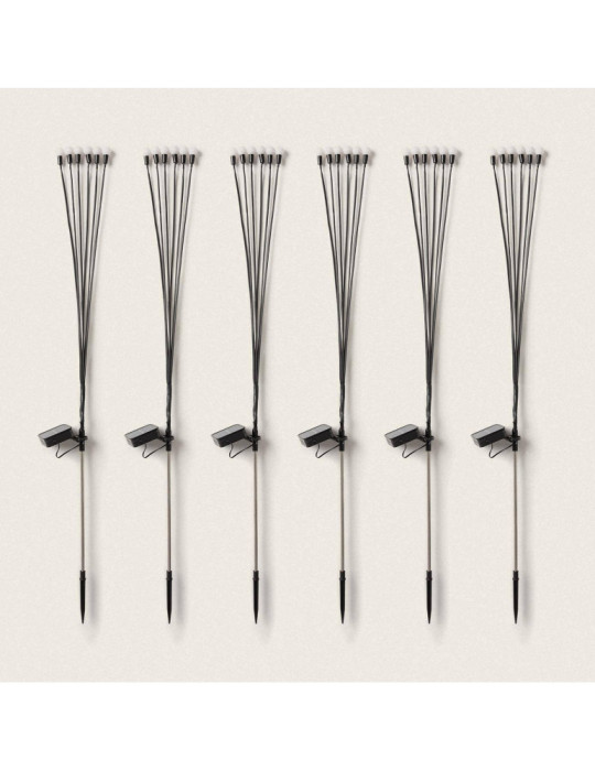 Pack de 6 Piquets LED Solaires Extérieur LightningBug Pack de 6 Piquets LED Solaires Extérieur LightningBug
