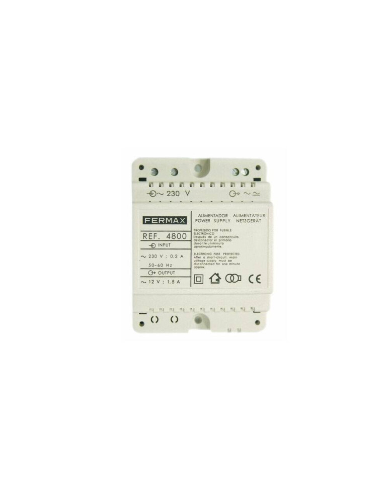 Alimentation DIN4 FERMAX 230VAC/12VAC-1
