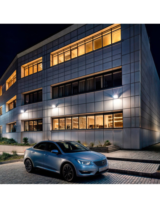 Projecteur LED 100W Dimmable TRIAC 170 lm/W IP65 ELEGANCE Slim PRO Blanc