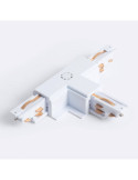 Connecteur 'Left Side' Type T pour Rail Triphasé DALI Track Encastré Aluminium