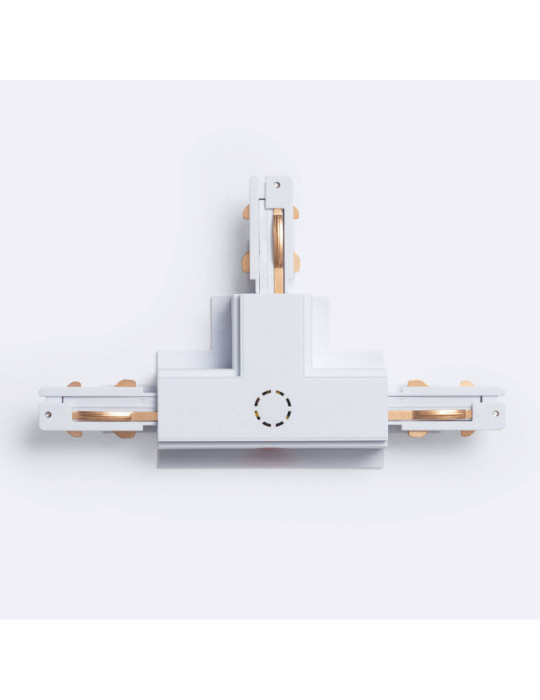 Connecteur 'Left Side' Type T pour Rail Triphasé DALI Track Encastré Aluminium