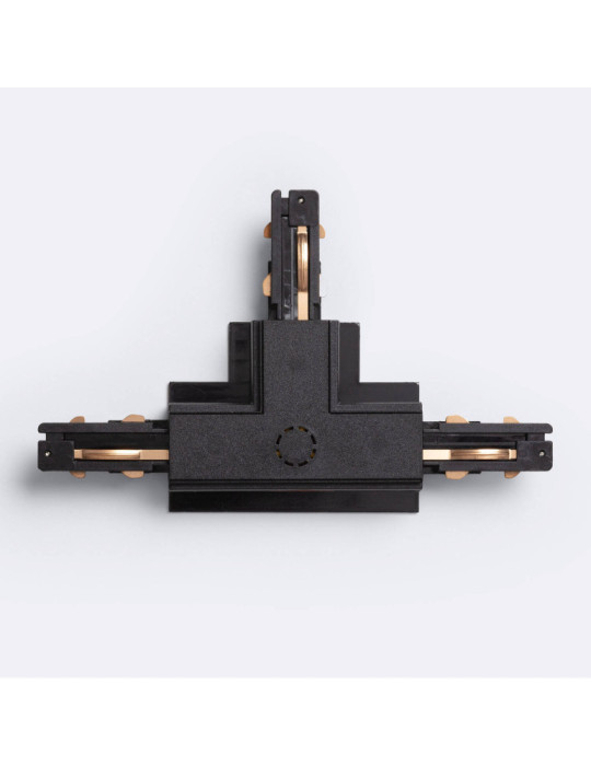 Connecteur 'Left Side' Type T pour Rail Triphasé DALI Track Encastré Aluminium