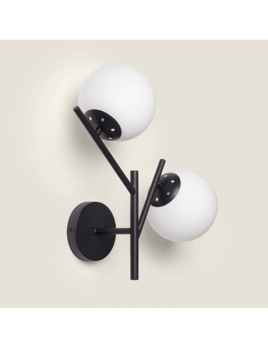 Lampe Murale Métal et Verre Balts Lampe Murale Métal et Verre Balts