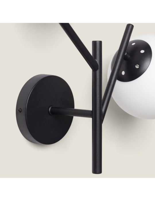 Lampe Murale Métal et Verre Balts