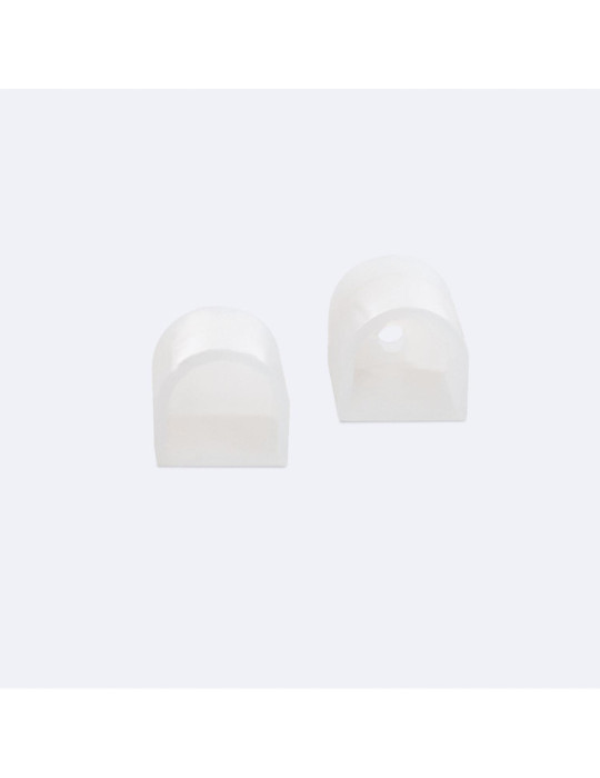 Tube Silicone Semi-Circulaire LED Flex Encastré pour Ruban jusqu'à 11 mm BL1513