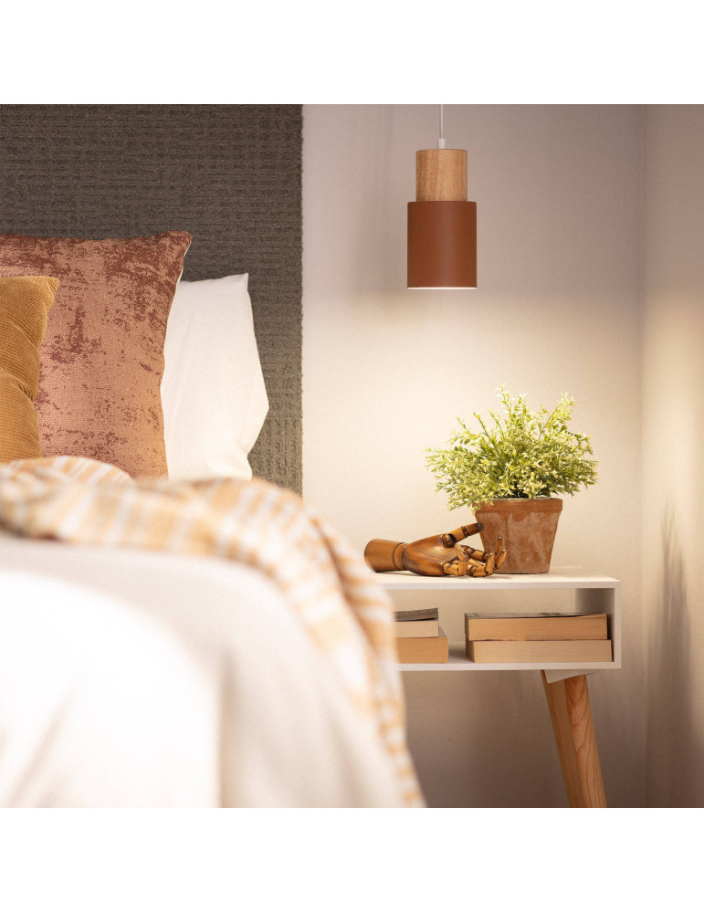 Suspension Bois et Métal Kidonge