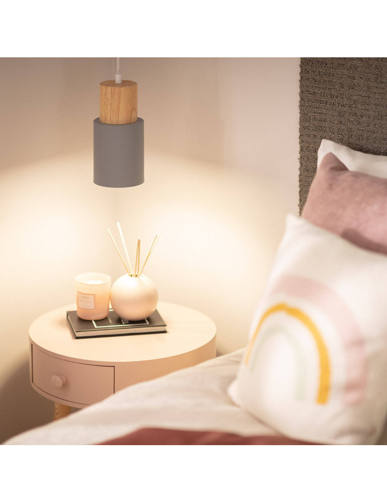 Suspension Bois et Métal Kidonge