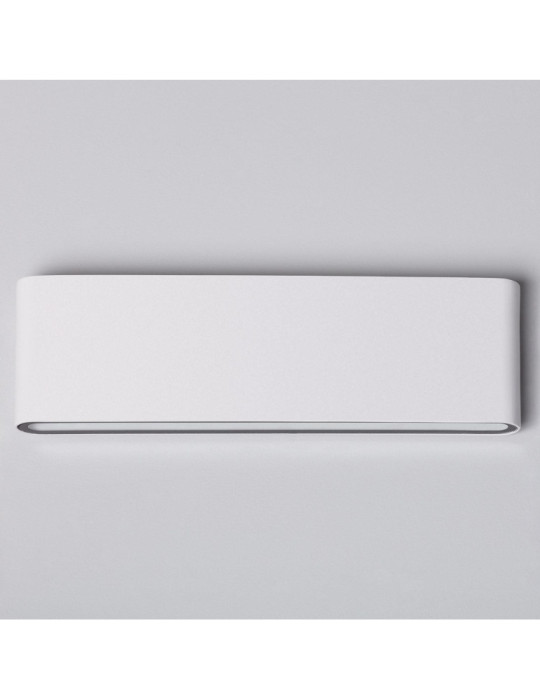 Applique Murale Extérieure LED 20W Aluminium Rectangulaire Éclairage Double Face Blanche