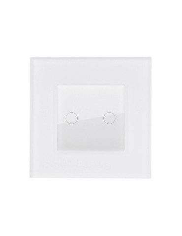 Va-et-Vient Tactile Double avec Plaque Crystal Modern