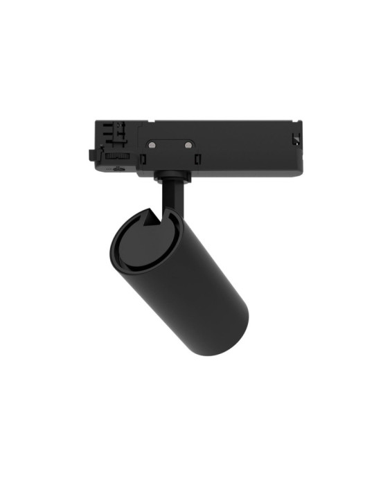 Spot LED sur Rail Triphasé 20W Fasano Dimmable CCT Noir
