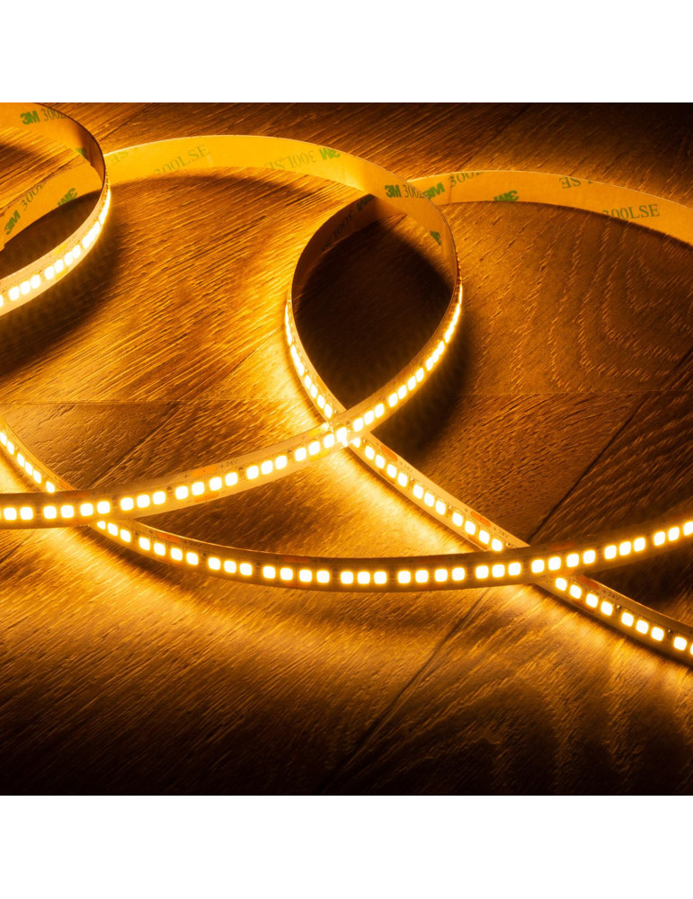 Ruban LED 24V DC SMD2835 238LED/m 5m IP20 High Lumen 4000 lm/m Largeur 10mm Coupe 3cm