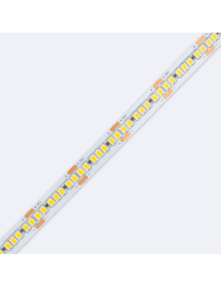 Ruban LED 24V DC SMD2835 238LED/m 5m IP20 High Lumen 4000 lm/m Largeur 10mm Coupe 3cm