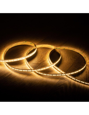 Ruban LED 24V DC SMD2835 238LED/m 5m IP20 High Lumen 4000 lm/m Largeur 10mm Coupe 3cm