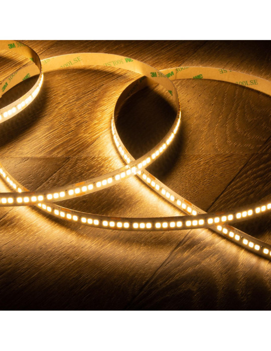 Ruban LED 24V DC SMD2835 238LED/m 5m IP20 High Lumen 4000 lm/m Largeur 10mm Coupe 3cm