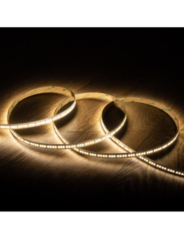 Ruban LED 24V DC SMD2835 238LED/m 5m IP20 High Lumen 4000 lm/m Largeur 10mm Coupe 3cm