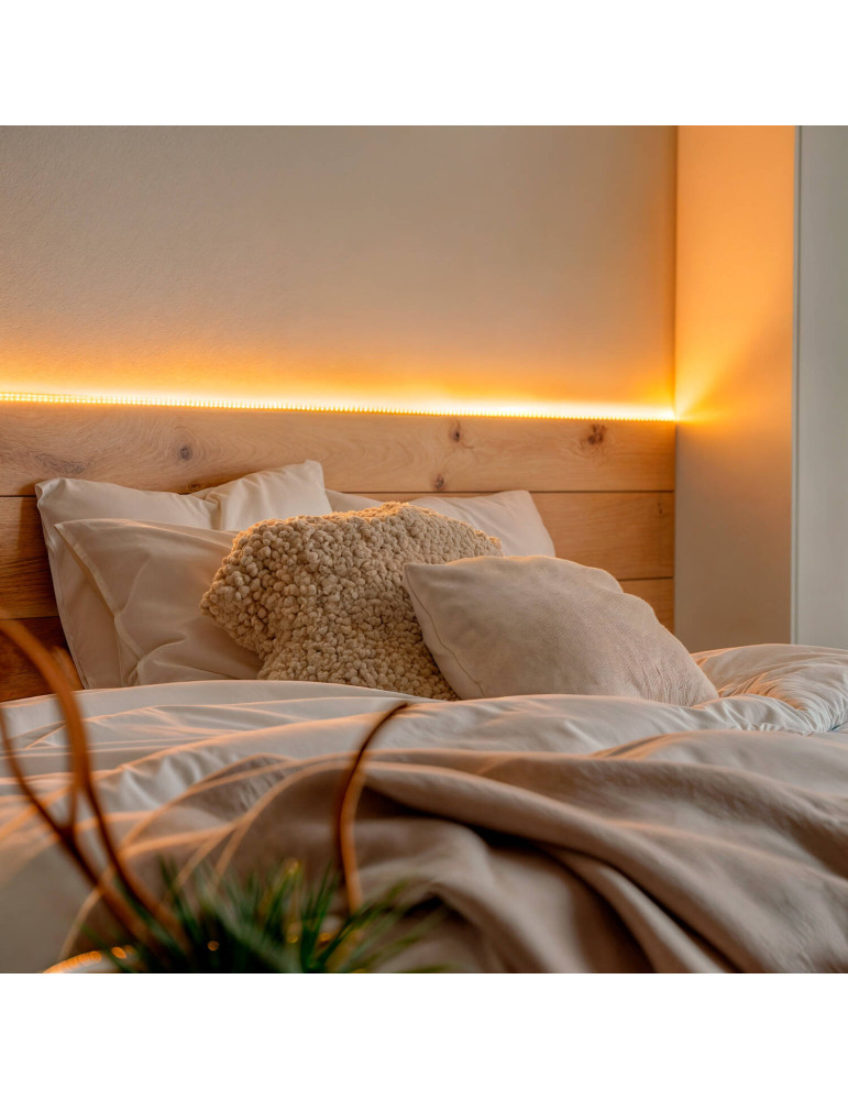 Ruban LED 24V DC SMD2835 238LED/m 5m IP20 High Lumen 4000 lm/m Largeur 10mm Coupe 3cm