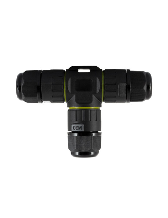 Connecteur Câble Étanche 3 Contacts Type T 0.5mm²- 2.5mm² IP68