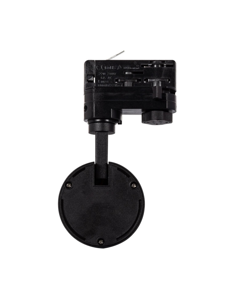 Spot LED sur Rail Triphasé 20W Mallet Dimmable Noir