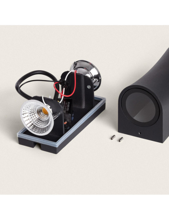 Applique Murale Extérieure LED 6W Aluminium en Saillie Hallek