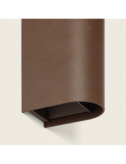 Applique Murale Extérieure LED 10 W Aluminium Éclairage Double Face CCT Sélectionnable Oscilum Round