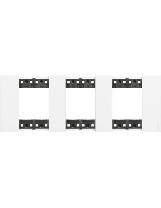 Platine de Finition 2 x 3 Modules BTicino Living Now KA4802M3K_