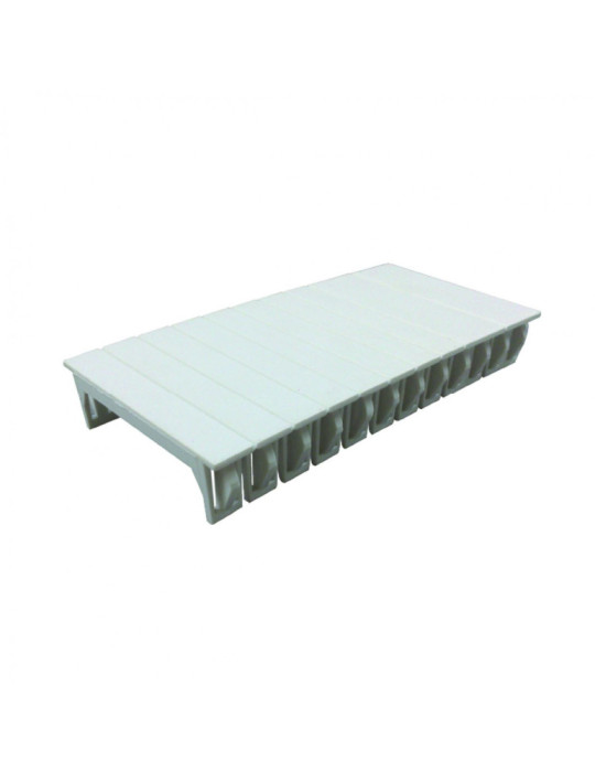 Obturateur 6 Modules pour cache-bornes MAXGE tableaux électriques