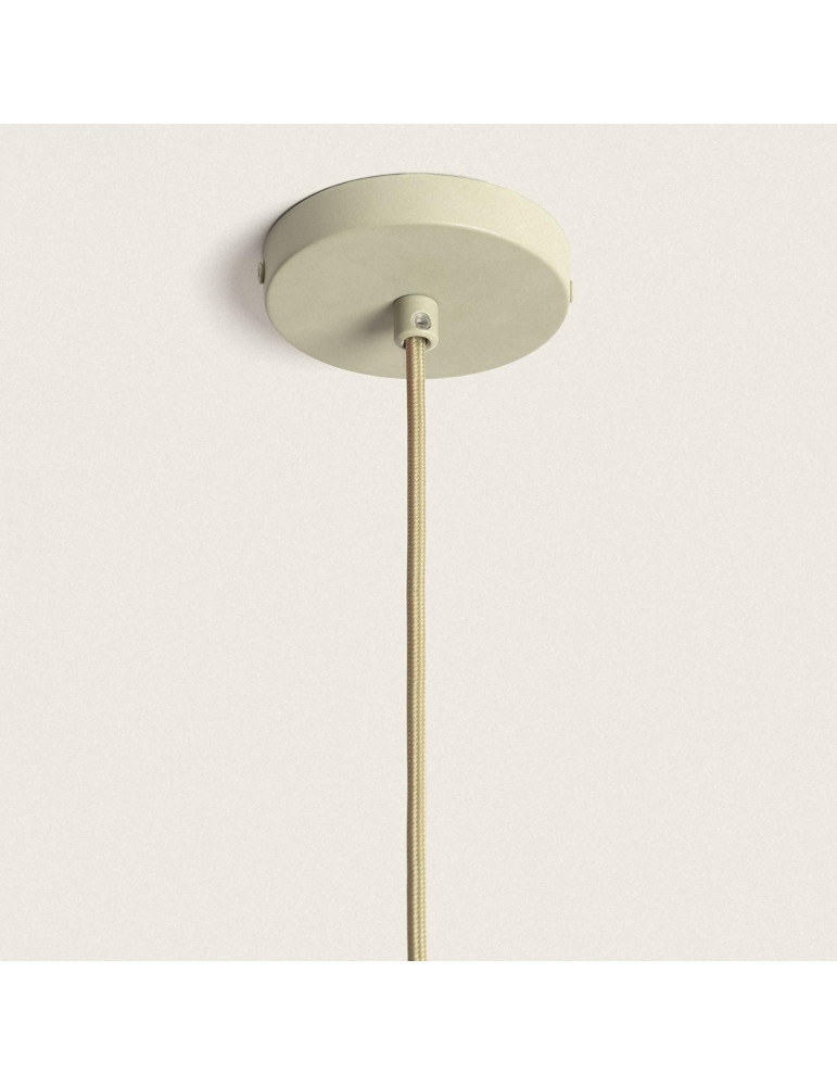 Support à Douille pour Suspension avec Câble Textile Vert
