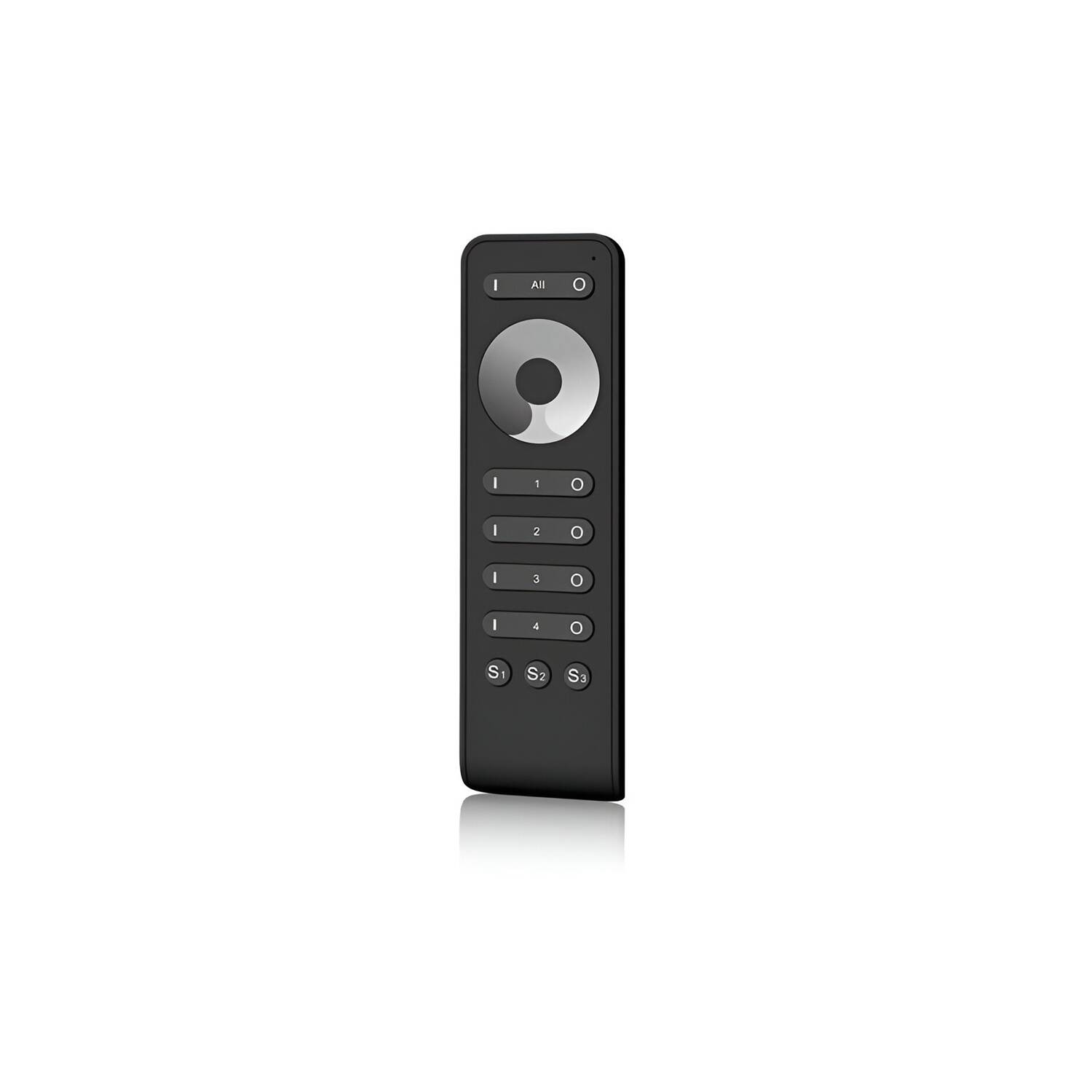 Télécommande RF pour Variateur Monochrome 4 Zones Noir