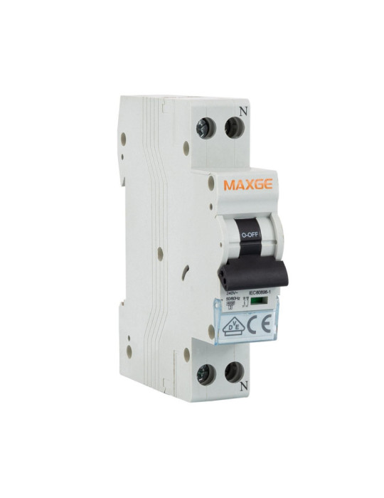 Disjoncteur Résidentiel DPN 1P+N-6kA 6-32A Courbe C MAXGE