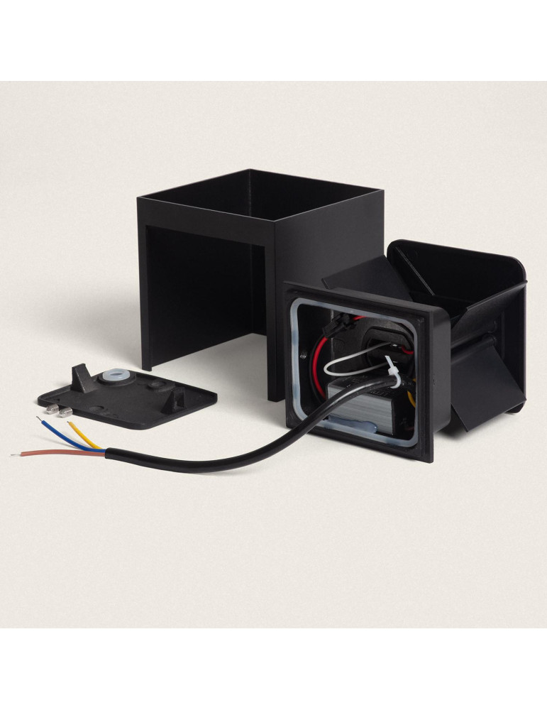 Applique Murale Extérieure LED 6W Aluminium en Saillie Berhus