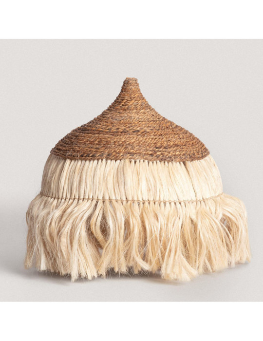 Abat-jour Suspension Rotin et Ramie Kempo Wari ILUZZIA Abat-jour Suspension Rotin et Ramie Kempo Wari ILUZZIA