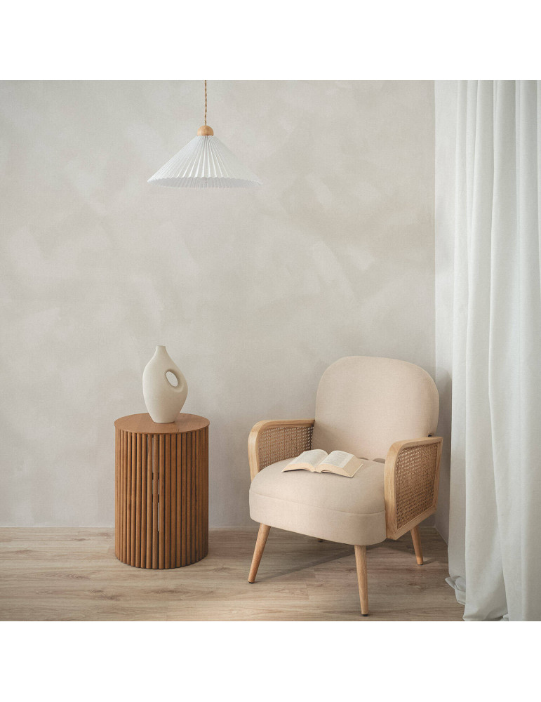 Suspension Bois et Tissu Luanda