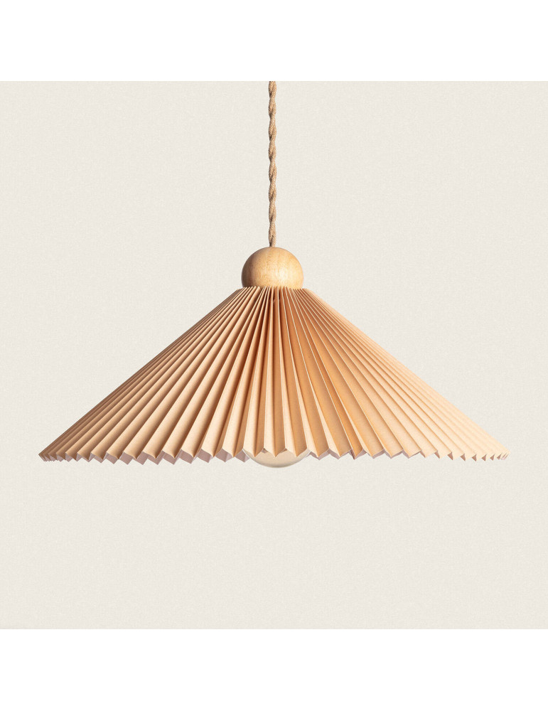 Suspension Bois et Tissu Luanda