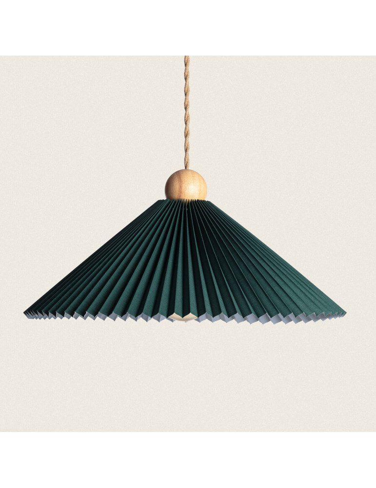 Suspension Bois et Tissu Luanda