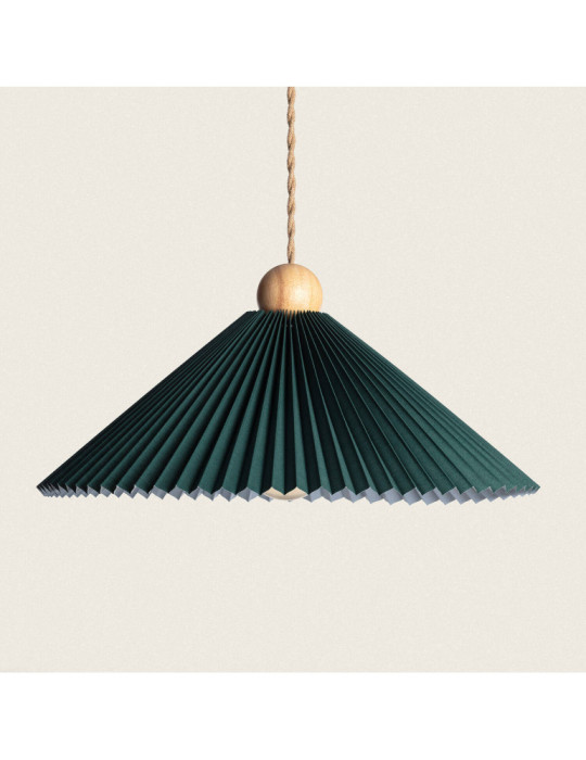 Suspension Bois et Tissu Luanda