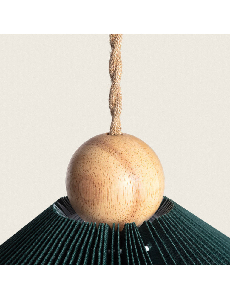 Suspension Bois et Tissu Luanda